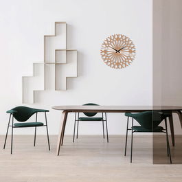 Ceas de perete, Metal Wall Clock 30, Metal, Dimensiune: 48 x 48 cm, Cupru