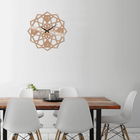Ceas de perete, Metal Wall Clock 27, Metal, Dimensiune: 48 x 48 cm, Cupru