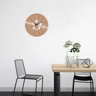 Ceas de perete, Metal Wall Clock 24, Metal, Dimensiune: 48 x 48 cm, Cupru