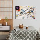 Tablou decorativ, 4570KANDINSKY006, Canvas , Lemn, Multicolor
