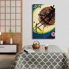 Tablou decorativ, 4570KANDINSKY031, Canvas , Lemn, Multicolor