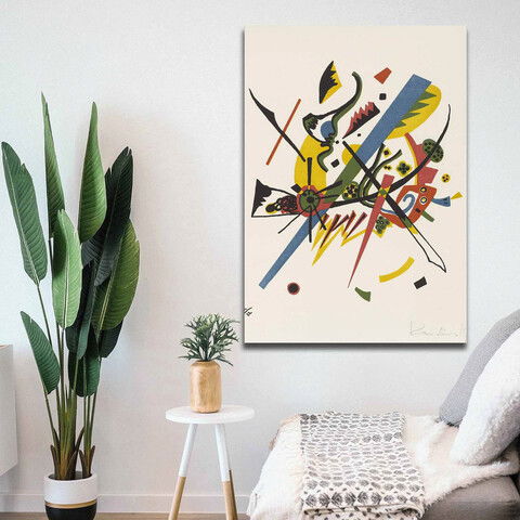 Tablou decorativ, 70100KANDINSKY016, Canvas , Lemn, Multicolor