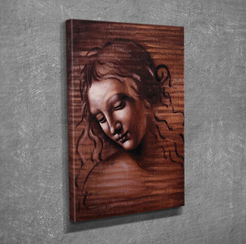 Tablou decorativ, DC196, Canvas, Lemn, Multicolor