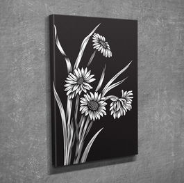 Tablou decorativ, DC214, Canvas, Lemn, Multicolor