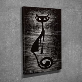 Tablou decorativ, DC213, Canvas, Lemn, Multicolor