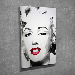 Tablou decorativ, DC220, Canvas, Lemn, Multicolor