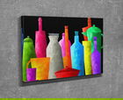 Tablou decorativ, DC216, Canvas, Lemn, Multicolor