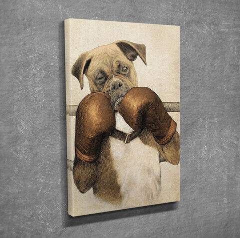 Tablou decorativ, DC235, Canvas, Lemn, Multicolor