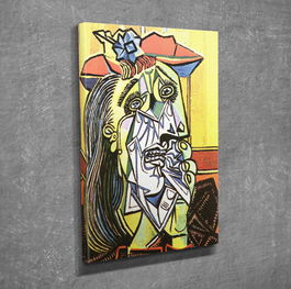 Tablou decorativ, DC242, Canvas, Lemn, Multicolor