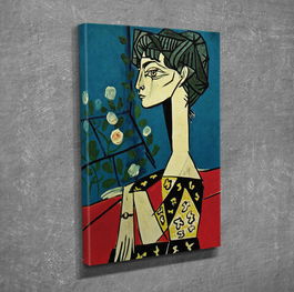 Tablou decorativ, DC252, Canvas, Lemn, Multicolor