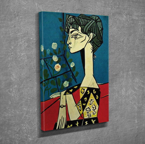 Tablou decorativ, DC252, Canvas, Lemn, Multicolor