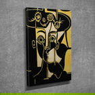 Tablou decorativ, DC240, Canvas, Lemn, Multicolor