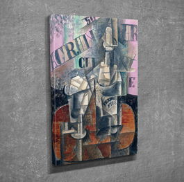 Tablou decorativ, DC256, Canvas, Lemn, Multicolor