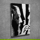 Tablou decorativ, DC255, Canvas, Lemn, Multicolor