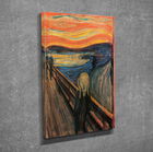 Tablou decorativ, DC245, Canvas, Lemn, Multicolor