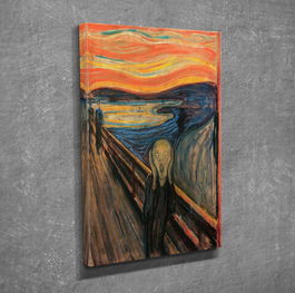 Tablou decorativ, DC245, Canvas, Lemn, Multicolor