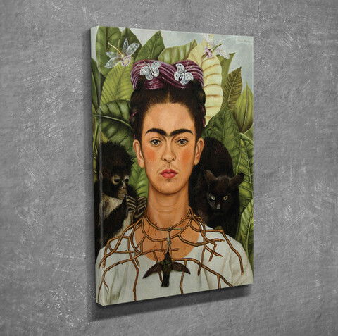 Tablou decorativ, DC261, Canvas, Lemn, Multicolor
