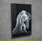 Tablou decorativ, DC265, Canvas, Lemn, Multicolor