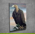 Tablou decorativ, DC286, Canvas, Lemn, Multicolor