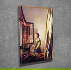 Tablou decorativ, DC292, Canvas, Lemn, Multicolor