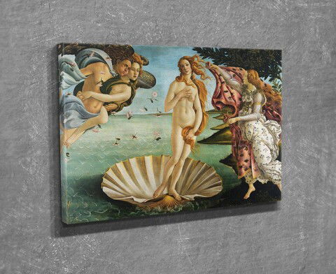 Tablou decorativ, DC297, Canvas, Lemn, Multicolor