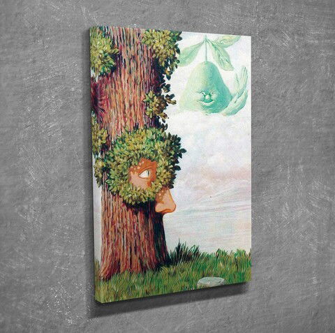 Tablou decorativ, DC300, Canvas, Lemn, Multicolor