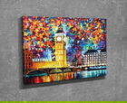 Tablou decorativ, DC312, Canvas, Lemn, Multicolor