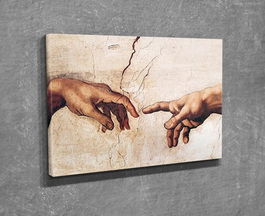 Tablou decorativ, DC314, Canvas, Lemn, Multicolor
