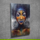 Tablou decorativ, DC327, Canvas, Lemn, Multicolor
