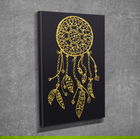 Tablou decorativ, DC346, Canvas, Lemn, Multicolor