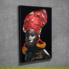 Tablou decorativ, DC362, Canvas, Lemn, Multicolor