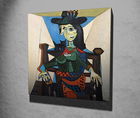 Tablou decorativ, KC246, Canvas, Lemn, Multicolor