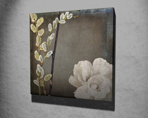 Tablou decorativ, KC243, Canvas, Lemn, Multicolor