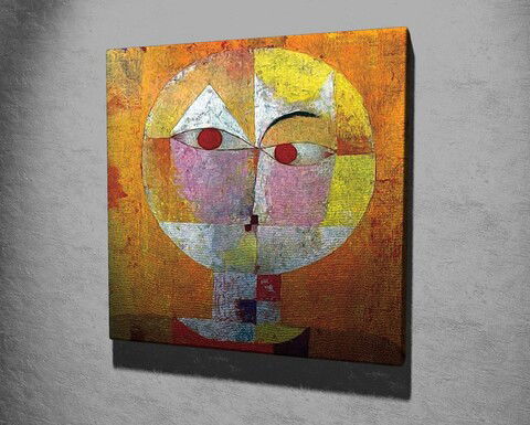 Tablou decorativ, KC267, Canvas, Lemn, Multicolor