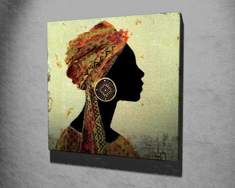 Tablou decorativ, KC286, Canvas, Lemn, Multicolor