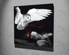 Tablou decorativ, KC300, Canvas, Lemn, Multicolor