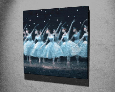 Tablou decorativ, KC316, Canvas, Lemn, Multicolor