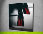 Tablou decorativ, KC320, Canvas, Lemn, Multicolor