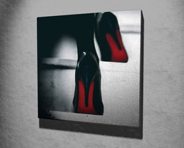 Tablou decorativ, KC320, Canvas, Lemn, Multicolor