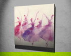 Tablou decorativ, KC319, Canvas, Lemn, Multicolor