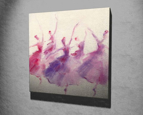 Tablou decorativ, KC319, Canvas, Lemn, Multicolor