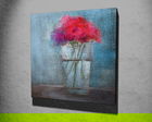 Tablou decorativ, KC325, Canvas, Lemn, Multicolor