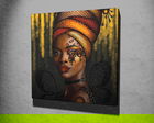 Tablou decorativ, KC334, Canvas, Lemn, Multicolor