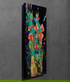 Tablou decorativ, PC186, Canvas, Lemn, Multicolor