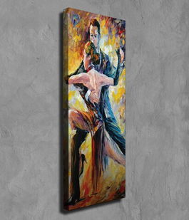 Tablou decorativ, PC201, Canvas, Lemn, Multicolor