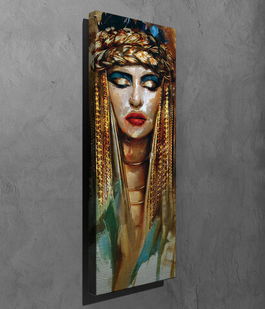 Tablou decorativ, PC219, Canvas, Lemn, Multicolor
