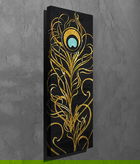 Tablou decorativ, PC234, Canvas, Lemn, Multicolor