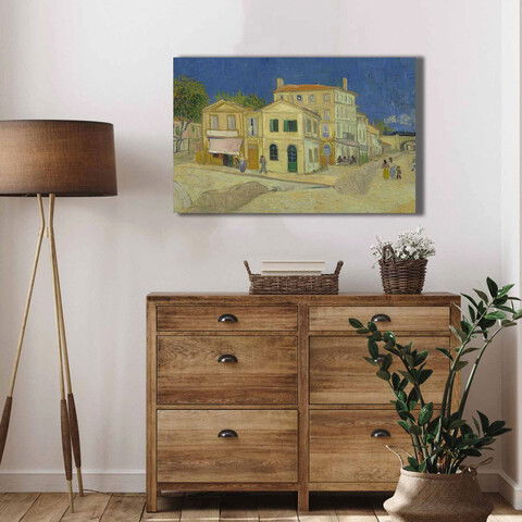 Tablou decorativ, 4570VANGOGH016, Canvas , Lemn, Multicolor