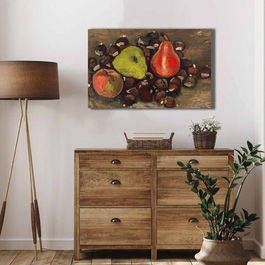 Tablou decorativ, 4570VANGOGH025, Canvas , Lemn, Multicolor