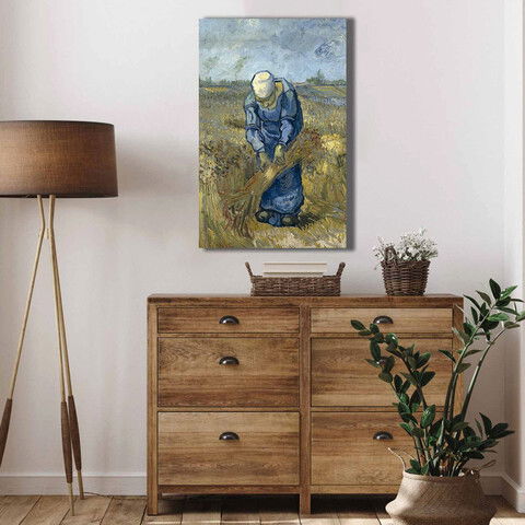 Tablou decorativ, 4570VANGOGH029, Canvas , Lemn, Multicolor